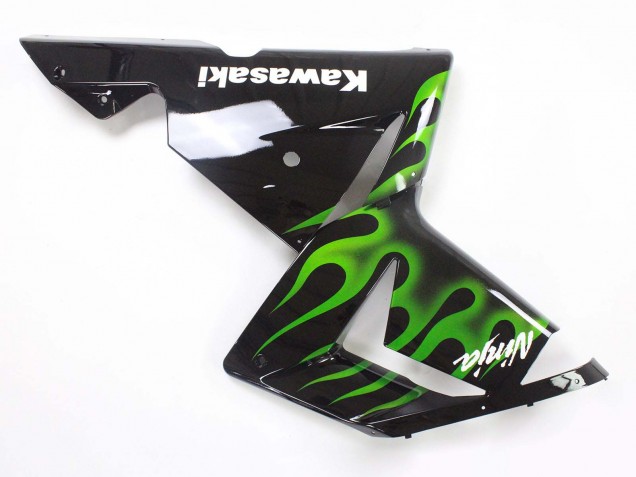 Carena Moto Kawasaki ZX10R 2004-2005 - Nero Verde Fiamma Ninja