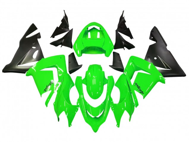 Carena Moto Kawasaki ZX10R 2004-2005 - Verde Nero Ninja