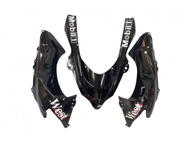 Carena Moto Kawasaki ZX10R 2004-2005 - Bianco Nero West Ninja
