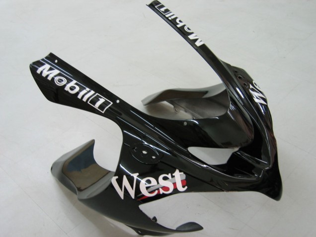 Carena Moto Kawasaki ZX10R 2004-2005 - Bianco Nero West Ninja