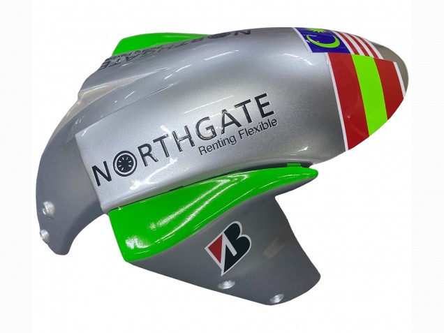 Carena Moto Kawasaki ZX10R 2004-2005 - Verde Argento Nero 69