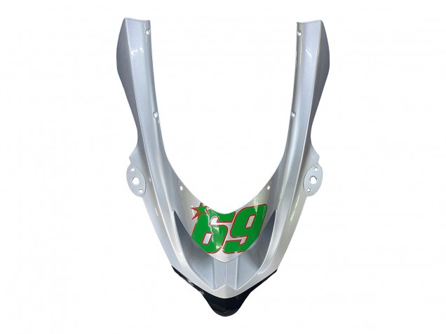 Carena Moto Kawasaki ZX10R 2004-2005 - Verde Argento Nero 69