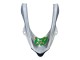 Carena Moto Kawasaki ZX10R 2004-2005 - Verde Argento Nero 69
