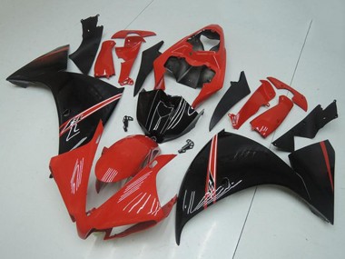 Carena Moto Yamaha YZF R1 2012-2014 - Rosso Nero Lucido Fabbrica