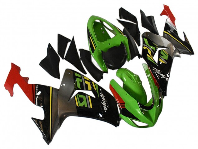 Carena Moto Kawasaki ZX10R 2006-2007 - Verde Grigio Rosso Nero Giallo