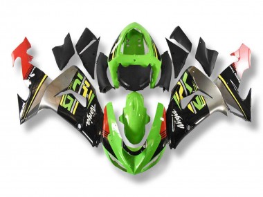 Carena Moto Kawasaki ZX10R 2006-2007 - Verde Grigio Rosso Nero Giallo Fabbrica