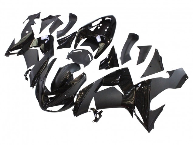 Carena Moto Kawasaki ZX10R 2006-2007 - Nero Opaco Nero Lucido