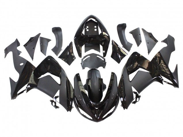 Carena Moto Kawasaki ZX10R 2006-2007 - Nero Opaco Nero Lucido