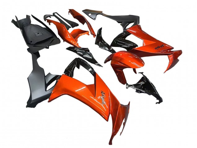 Carena Moto Kawasaki ZX10R 2008-2010 - Burnt Arancia Nero