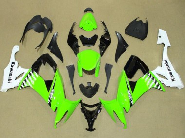 Carena Moto Kawasaki ZX10R 2008-2010 - Bianco Verde Nero Fabbrica