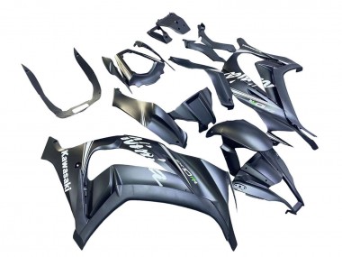 Carena Moto Kawasaki ZX10R 2011-2015 - Grigio Opaco Bianco Verde Fabbrica
