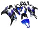 Carena Moto Kawasaki ZX10R 2011-2015 - Blu Bianco Nero Lucido