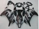 Carena Moto Kawasaki ZX10R 2011-2015 - Nero Lucido Bianco Elf Nevicare Decal