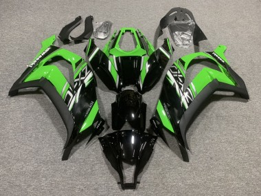 Carena Moto Kawasaki ZX10R 2011-2015 - Verde Nero Lucido Nero Opaco Fabbrica