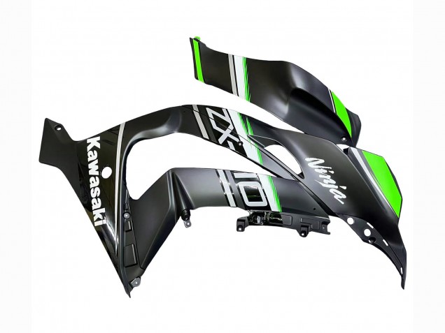 Carena Moto Kawasaki ZX10R 2016-2020 - Nero Opaco Verde Bianco Ninja