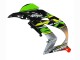 Carena Moto Kawasaki ZX10R 2016-2020 - Verde Rosso Grigio