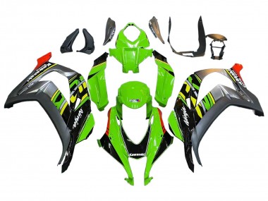 Carena Moto Kawasaki ZX10R 2016-2020 - Verde Rosso Grigio Fabbrica