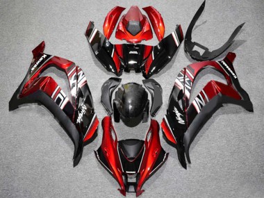 Carena Moto Kawasaki ZX10R 2016-2020 - Rosso Nero Lucido Bianco Fabbrica