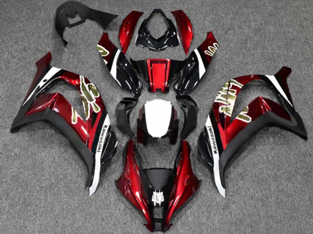 Carena Moto Kawasaki ZX10R 2016-2020 - Rosso Nero Lucido Bianco