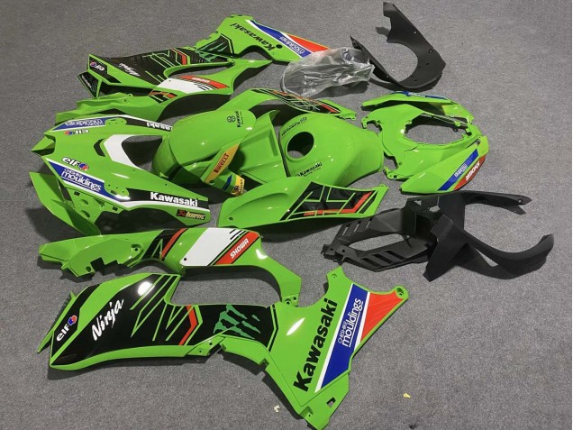 Carena Moto Kawasaki ZX10R 2021-2025 - Verde Bianco Blu Nero Rosso Showr Elf Mouldings Mostro