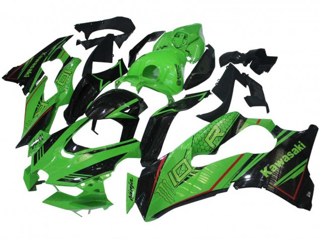 Carena Moto Kawasaki ZX10R 2021-2025 - Verde Nero Lucido