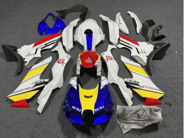 Carena Moto Kawasaki ZX10R 2021-2025 - Bianco Blu Rosso Giallo Fabbrica