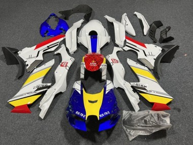 Carena Moto Kawasaki ZX10R 2021-2025 - Bianco Blu Rosso Giallo Fabbrica