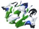 Carena Moto Kawasaki ZX10R 2021-2025 - Bianco Verde Blu Nero