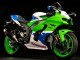 Carena Moto Kawasaki ZX10R 2021-2025 - Bianco Verde Blu Nero