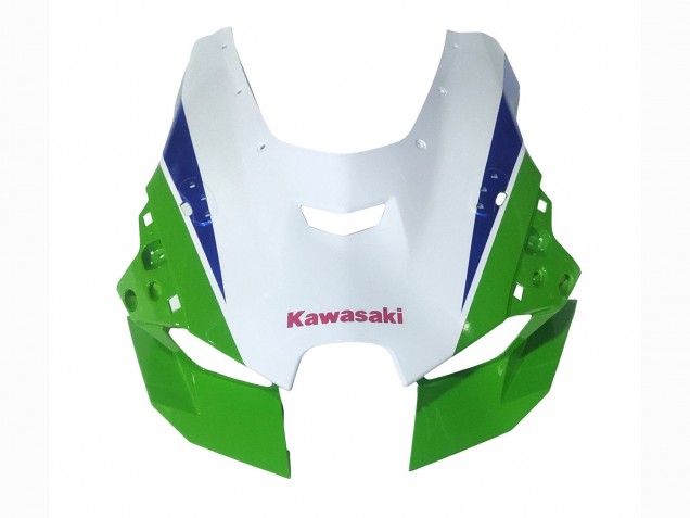 Carena Moto Kawasaki ZX10R 2021-2025 - Bianco Verde Blu Nero