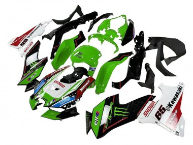 Carena Moto Kawasaki ZX10R 2021-2025 - Verde Nero Bianco Rosso Blu Showr Elf Mostro Fabbrica