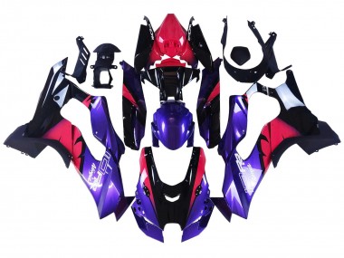 Carena Moto Kawasaki ZX10R 2021-2025 - Rosso Nero Viola Bianco Fabbrica