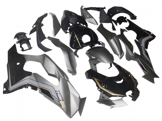 Carena Moto Kawasaki ZX10R 2021-2025 - Nero Grigio Oro