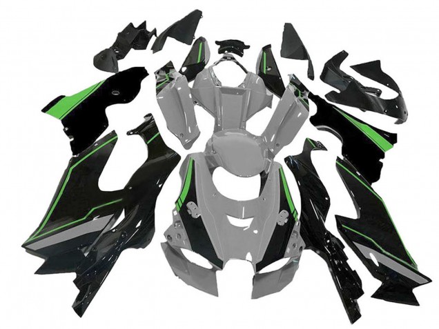 Carena Moto Kawasaki ZX10R 2021-2025 - Grigio Verde Nero