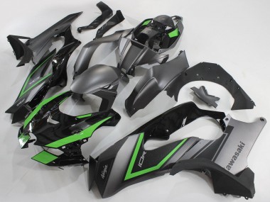 Carena Moto Kawasaki ZX10R 2021-2025 - Grigio Verde Nero Fabbrica