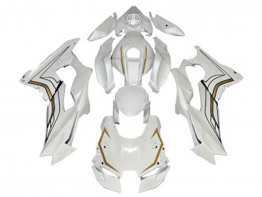 Carena Moto Kawasaki ZX10R 2021-2025 - Bianco Oro Fabbrica