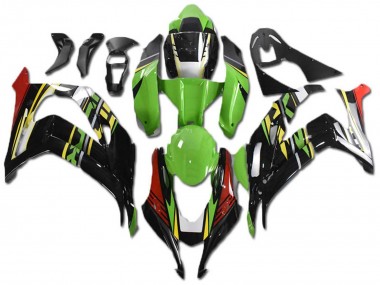 Carena Moto Kawasaki ZX10R 2021-2025 - Verde Giallo Rosso Nero Fabbrica