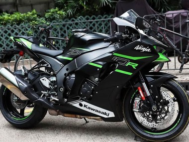 Carena Moto Kawasaki ZX10R 2021-2025 - Nero Verde Bianco Fabbrica