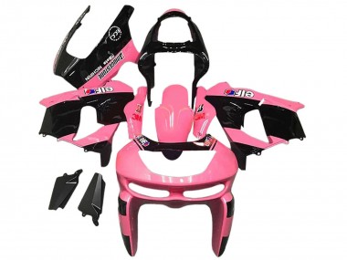 Carena Moto Kawasaki ZX6R 1998-1999 - Rosa Nero Lucido Elf Bridgestone Fabbrica