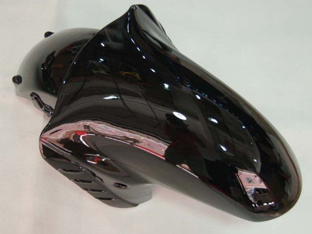 Carena Moto Kawasaki ZX14R ZZR1400 2006-2011 - Nero Lucido Verde Fiamma