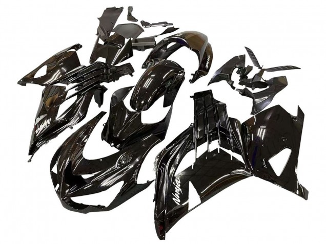 Carena Moto Kawasaki ZX14R ZZR1400 2012-2024 - Nero Lucido Nero Opaco Bianco Ninja