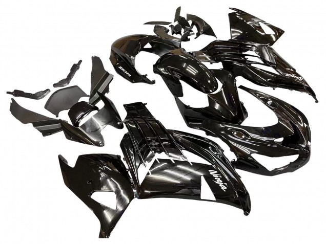 Carena Moto Kawasaki ZX14R ZZR1400 2012-2024 - Nero Lucido Nero Opaco Bianco Ninja