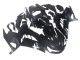 Carena Moto Kawasaki ZX14R ZZR1400 2012-2024 - Nero Lucido Nero Opaco Bianco Ninja