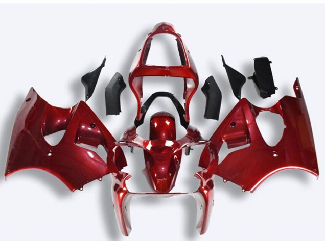 Carena Moto Kawasaki ZX6R 2000-2002 - Rosso