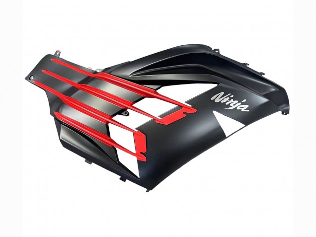 Carena Moto Kawasaki ZX14R ZZR1400 2012-2024 - Nero Opaco Rosso Bianco Ninja