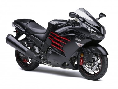 Carena Moto Kawasaki ZX14R ZZR1400 2012-2024 - Nero Opaco Rosso Bianco Ninja Fabbrica