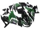 Carena Moto Kawasaki ZX14R ZZR1400 2012-2024 - Verde Nero Lucido Banda