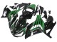 Carena Moto Kawasaki ZX14R ZZR1400 2012-2024 - Verde Nero Lucido Banda
