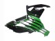 Carena Moto Kawasaki ZX14R ZZR1400 2012-2024 - Verde Nero Lucido Banda