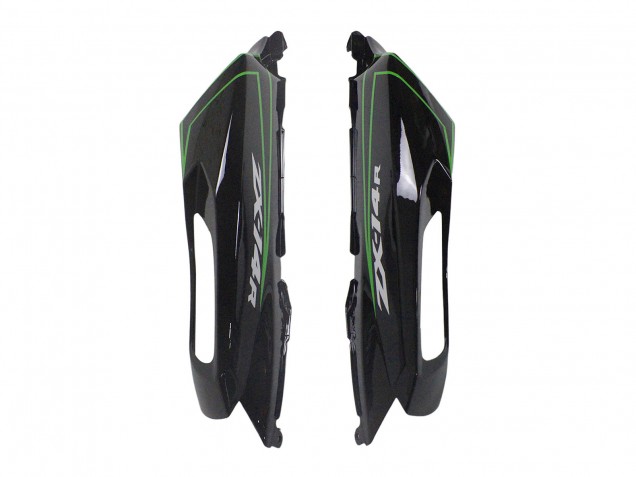 Carena Moto Kawasaki ZX14R ZZR1400 2012-2024 - Verde Nero Lucido Banda